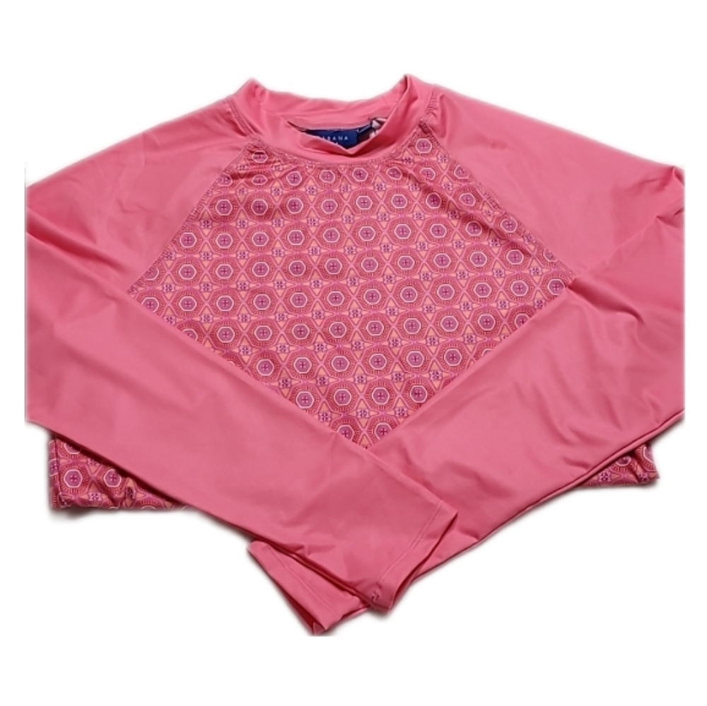 Cabana Life Coral Tide Rashguard Large